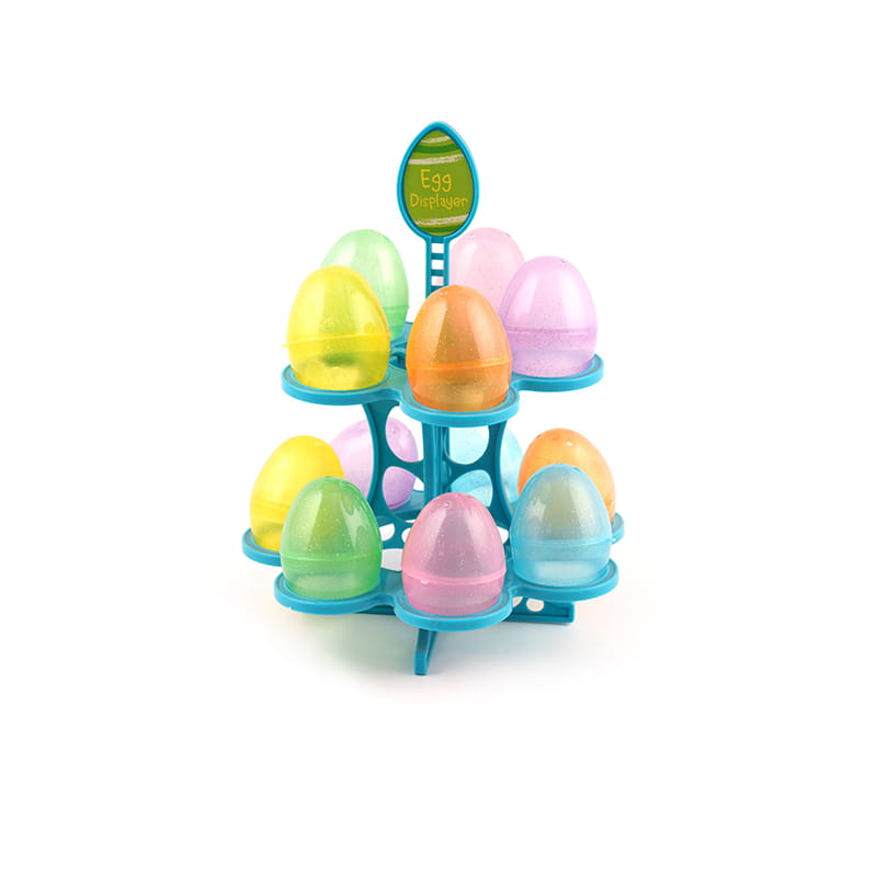 Muovinen kimaltele pääsiäismunien lelu