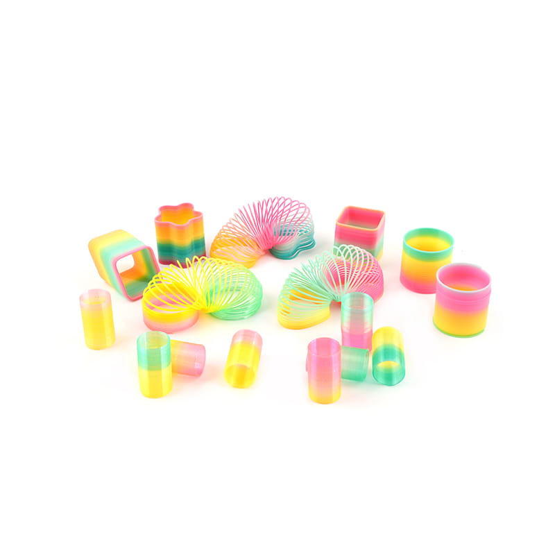 Muovinen sateenkaaren ympyrä lelu